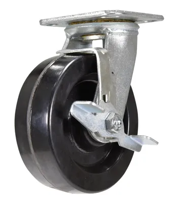 Vestil CST-D-6X2PH-SWB Phenolic Swivel With Brake Caster 4