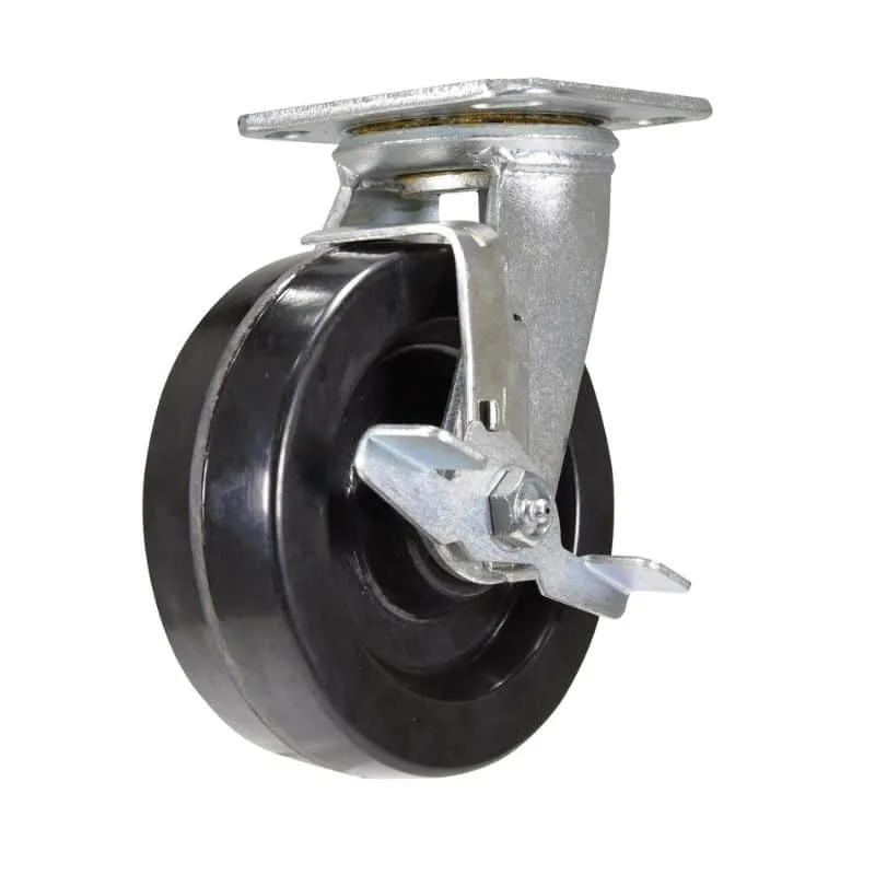 Vestil CST-D-6X2PH-SWB Phenolic Swivel With Brake Caster