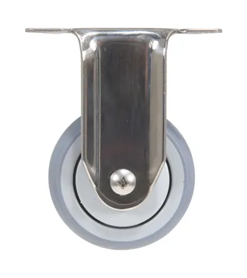 Vestil CST-E-SS-3X1TPR-R Thermoplastic Rubber Rigid Caster 3