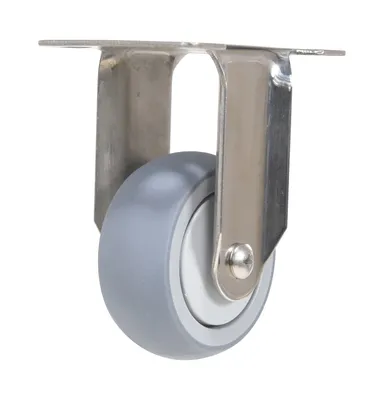 Vestil CST-E-SS-3X1TPR-R Thermoplastic Rubber Rigid Caster