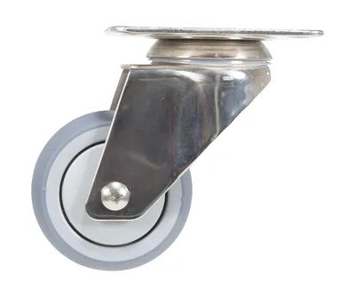 Vestil CST-E-SS-3X1TPR-S Thermoplastic Rubber Swivel Caster 3