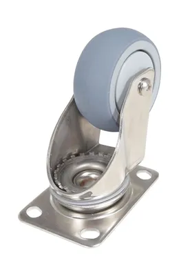 Vestil CST-E-SS-3X1TPR-S Thermoplastic Rubber Swivel Caster 4