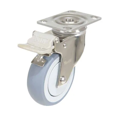 Vestil CST-E-SS-4X1TPR-SWTB Thermoplastic Rubber Swivel