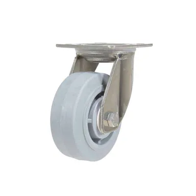 Vestil CST-E-SS-5X2TPR-S Thermoplastic Rubber Swivel Caster