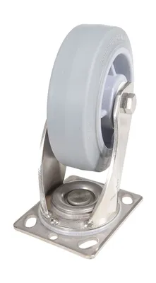 Vestil CST-E-SS-6X2TPR-S caster wheel shown from an alternate angle