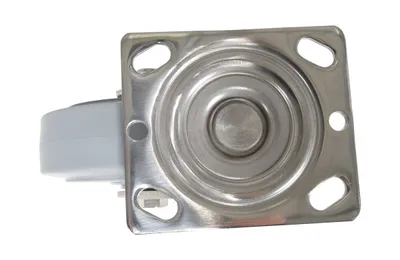 Vestil CST-E-SS-6X2TPR-S caster wheel shown from an alternate angle