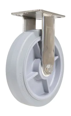Vestil CST-E-SS-8X2TPR-R Thermoplastic Rubber Rigid Caster