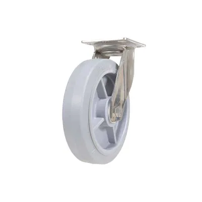 Vestil CST-E-SS-8X2TPR-S Thermoplastic Rubber Swivel Caster