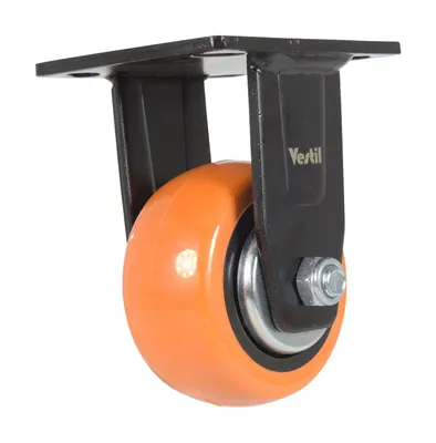 Vestil CST-E6-4X2PUP-R Polyurethane Rigid Caster 1