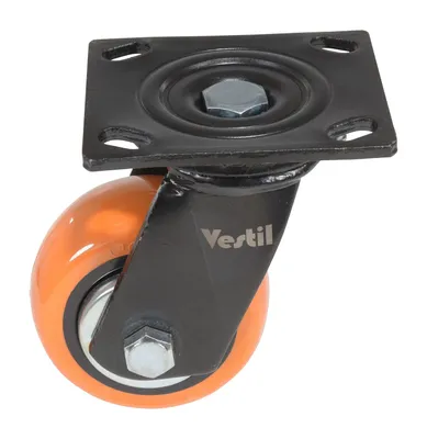 Vestil CST-E6-5X2PUP-S Polyurethane Swivel Caster 3