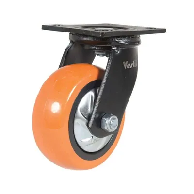 Vestil CST-E6-5X2PUP-S Polyurethane Swivel Caster