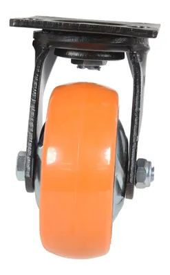 Vestil CST-E6-6X2PUP-S Polyurethane Swivel Caster 4