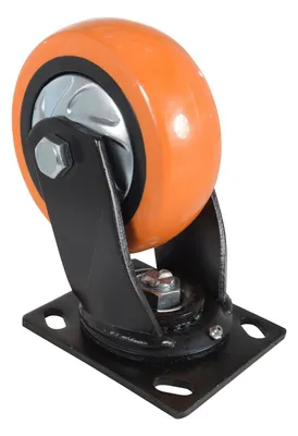 Vestil CST-E6-6X2PUP-S Polyurethane Swivel Caster 5