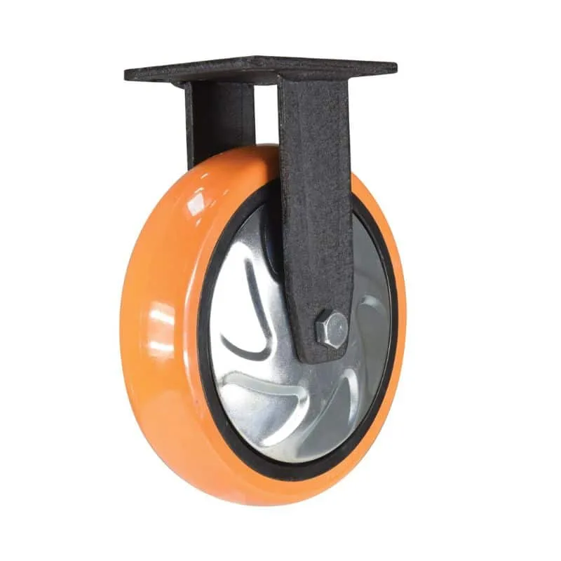 Vestil CST-E6-8X2PUP-R Polyurethane Rigid Caster (1)