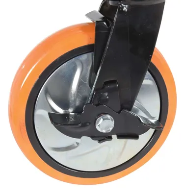Vestil CST-E6-8X2PUP-SWB Polyurethane Swivel With Brake Caster 5
