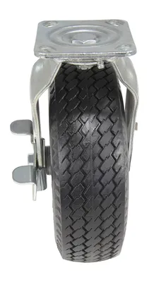 Vestil CST-F-10X3FM-S caster wheel shown from an alternate angle