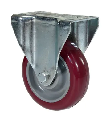 Vestil CST-F-4X1DT-R Polyurethane Rigid Caster 2