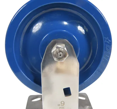 Vestil CST-F-SS-6X2SP-R Solid Polyurethane Rigid Caster4