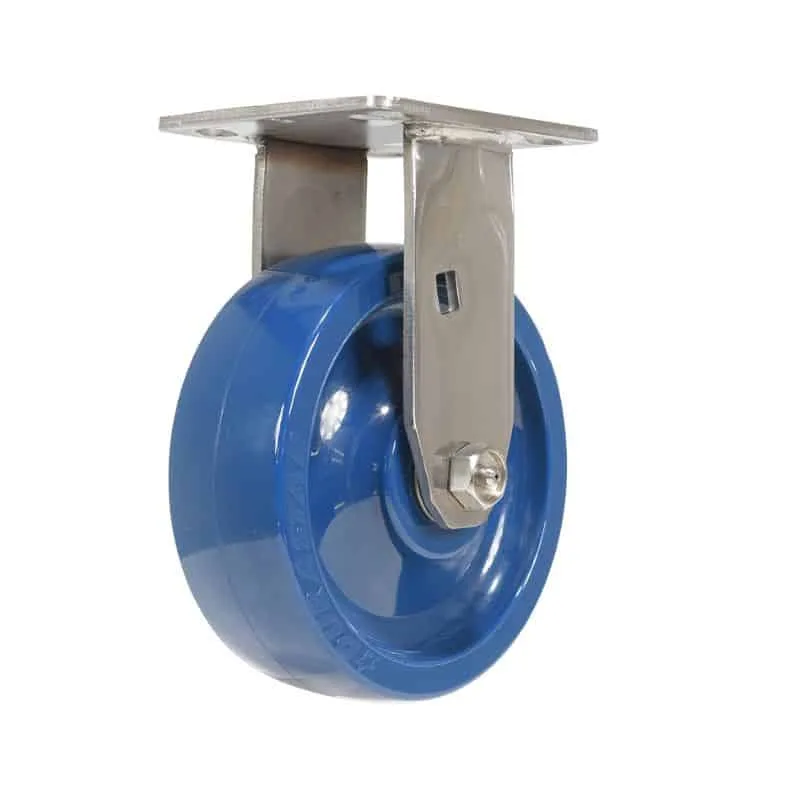 Vestil CST-F-SS-6X2SP-R Solid Polyurethane Rigid Caster