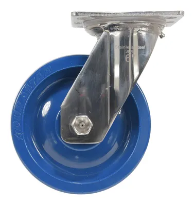 Vestil CST-F-SS-6X2SP-S Solid Polyurethane Swivel Caster3