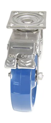 Vestil CST-F-SS-8X2SP-SWTB Solid Polyurethane Swivel With Total Brake Caster 4