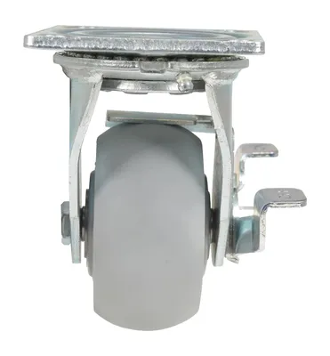 Vestil CST-F34-4X2DK-SWB caster wheel shown from an alternate angle
