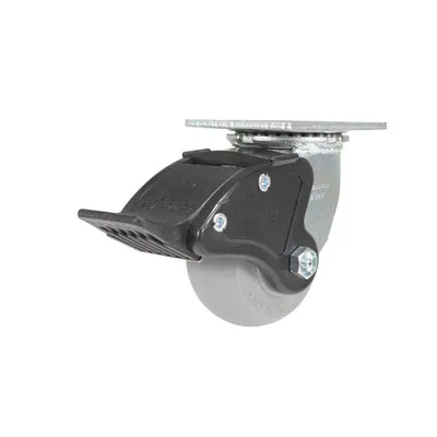 Vestil CST-F34-4X2DK-SWTB1 Thermoplastic Rubber Swivel With Total Brake Caster