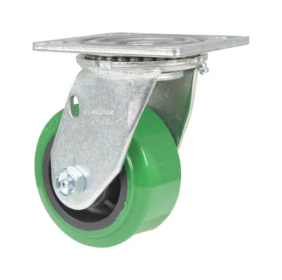 Vestil CST-F34-4X2DT-S caster wheel shown from an alternate angle