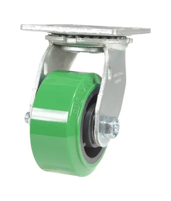 Vestil CST-F34-4X2DT-S caster wheel shown from an alternate angle