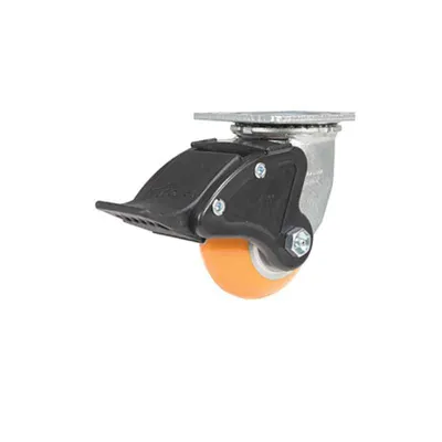 Vestil CST-F34-4X2SI-SWTB1 Polyurethane Swivel With Total Brake Caster