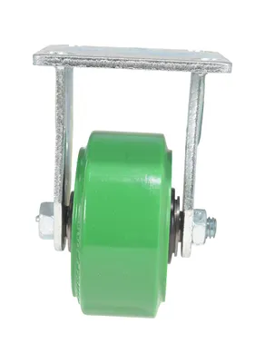 Vestil CST-F34-5X2DK-S caster wheel shown from an alternate angle