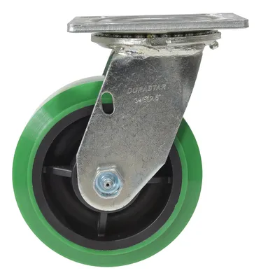 Vestil CST-F34-5X2DT-S caster wheel shown from an alternate angle