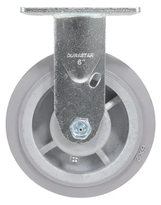 Vestil CST-F34-6X2DK-R caster wheel shown from an alternate angle
