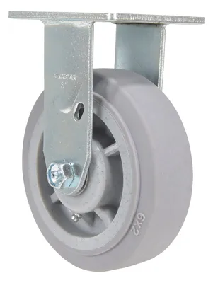 Vestil CST-F34-6X2DK-R caster wheel shown from an alternate angle