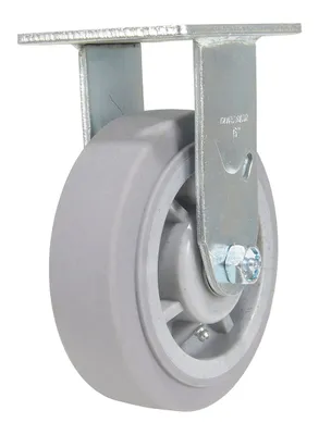 Vestil CST-F34-6X2DK-R Thermoplastic Rubber Rigid Caster