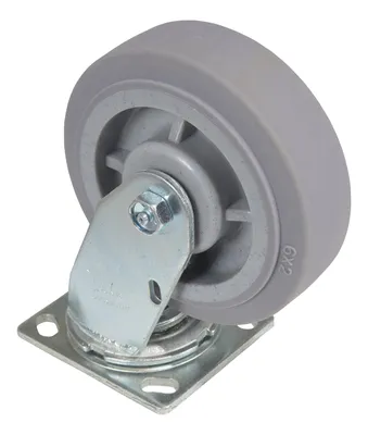 Vestil CST-F34-6X2DK-S caster wheel shown from an alternate angle