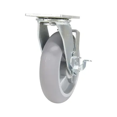 Vestil CST-F34-8X2DK-SWB caster wheel shown from an alternate angle