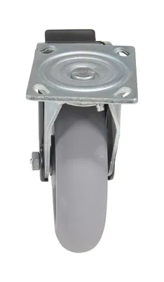 Vestil CST-F34-8X2DK-SWTB1 caster wheel shown from an alternate angle