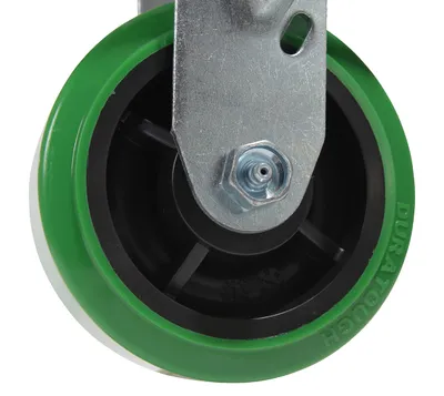 Vestil CST-F34-8X2DT-R caster wheel shown from an alternate angle