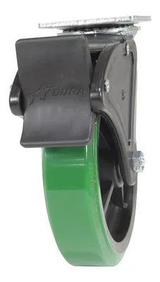 Vestil CST-F34-8X2DT-SWTB1 caster wheel shown from an alternate angle