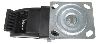 Vestil CST-F34-8X2DT-SWTB1 caster wheel shown from an alternate angle