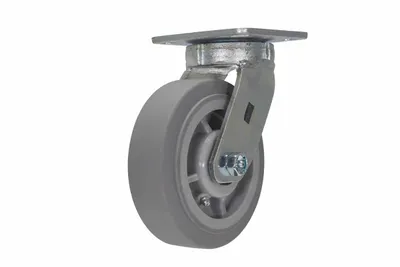 Vestil CST-F40-6X2DK-S caster wheel shown from an alternate angle