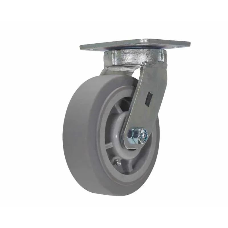 Vestil CST-F40-6X2DK-S Thermoplastic Rubber Swivel Caster With Hub