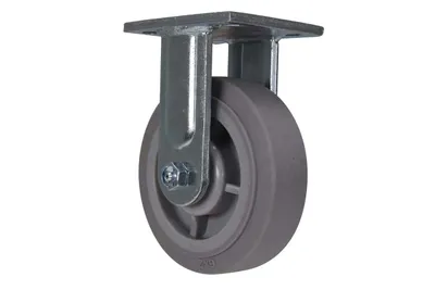 Vestil CST-FC47-6X2DK-R Thermoplastic Rubber Rigid Caster 2
