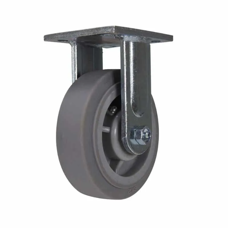 Vestil CST-FC47-6X2DK-R Thermoplastic Rubber Rigid Caster