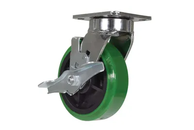 Vestil CST-FC47-6X2DT-SWB caster wheel shown from an alternate angle