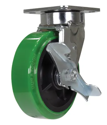 Vestil CST-FC47-6X2DT-SWB Duratough Polyurethane Swivel With Brake Caster