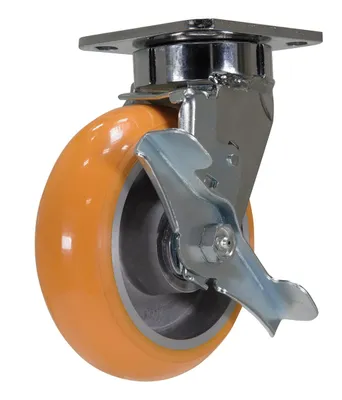 Vestil CST-FC47-6X2SI-SWB caster wheel shown from an alternate angle