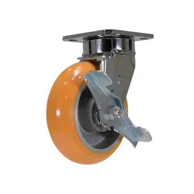 Vestil CST-FC47-6X2SI-SWB Sirius Polyurethane Swivel With Brake Caster