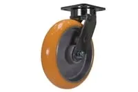 Vestil CST-FC47-8X2SI-S caster wheel shown from an alternate angle